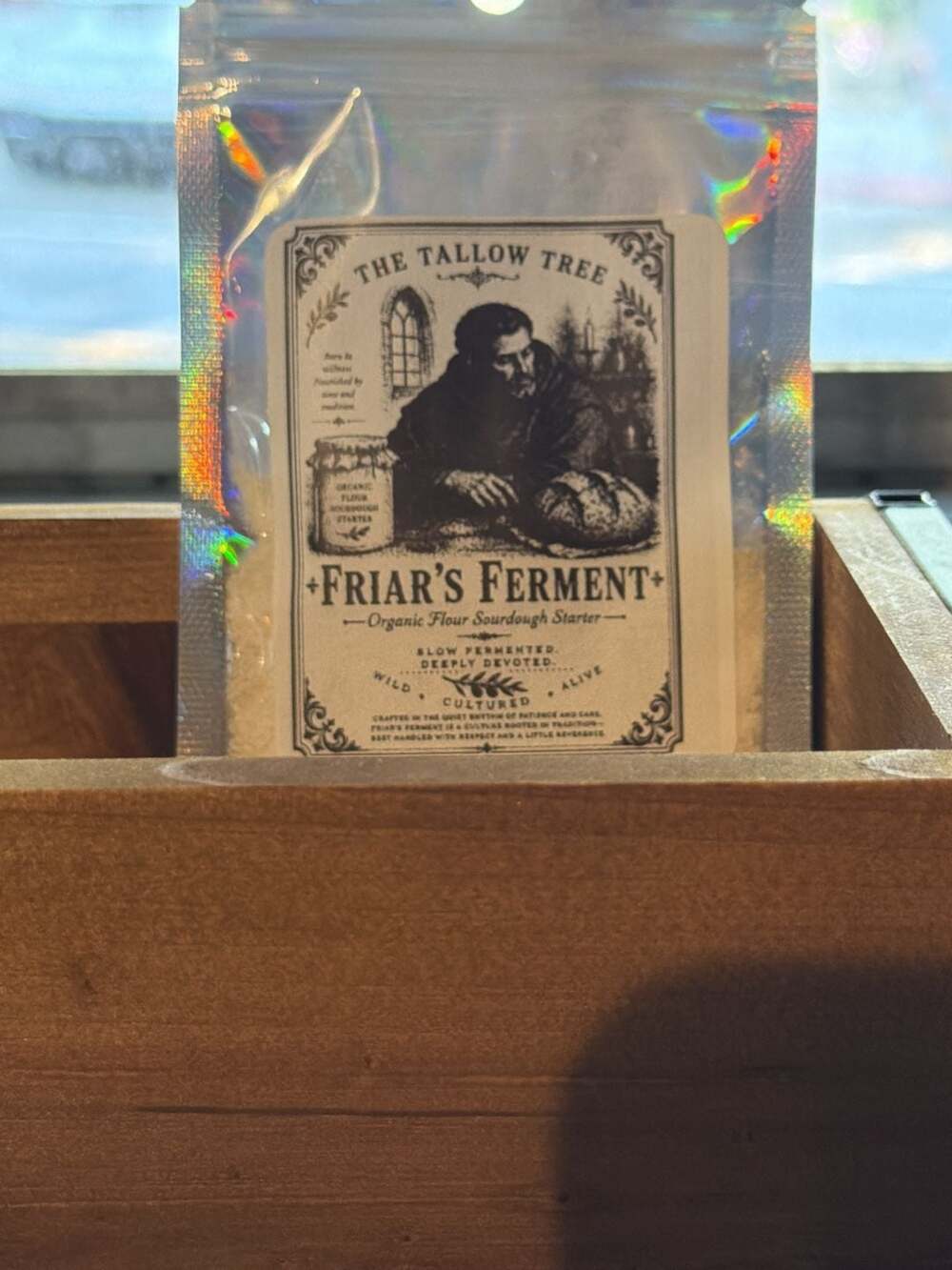 The Tallow Tree Friar's Ferment Organic Flour Sourdough Starter